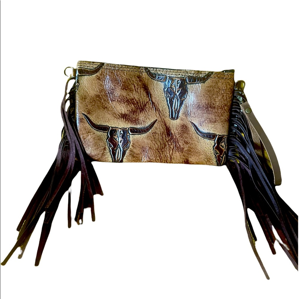 Brand new clutch 100% leather